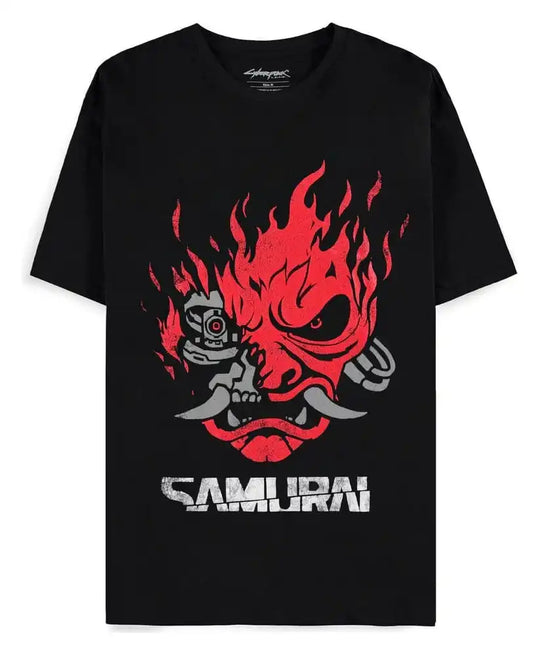 Cyberpunk 2077 T-Shirt Samurai Bandmerch  Größe XL