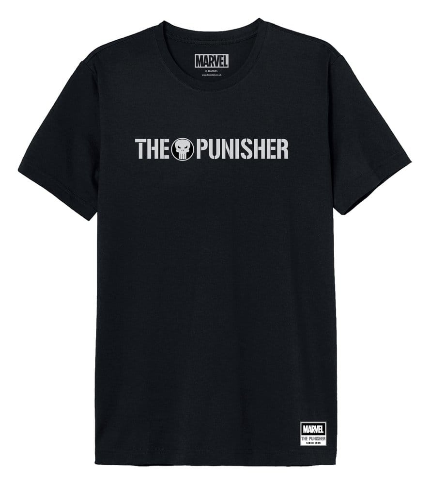 Marvel T-Shirt The Punisher Text Logo Größe L