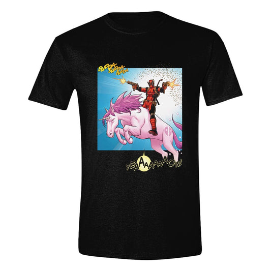 Deadpool T-Shirt Unicorn Battle Größe S