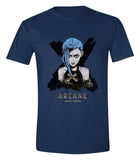Arcane T-Shirt Jinx Portrait Größe XXL