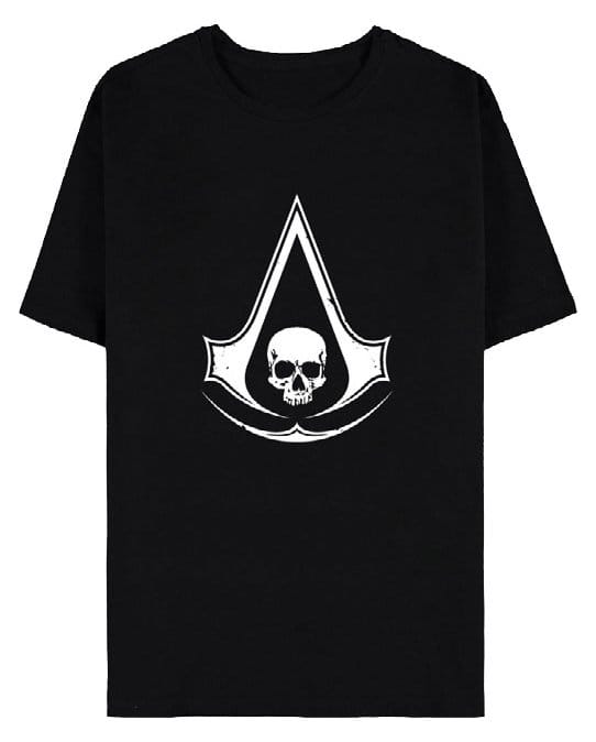 Assassin's Creed T-Shirt Black Flag Resynched Skull Größe S