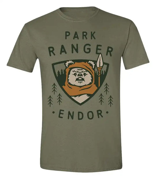 Star Wars T-Shirt Park Ranger Ewok  Größe S