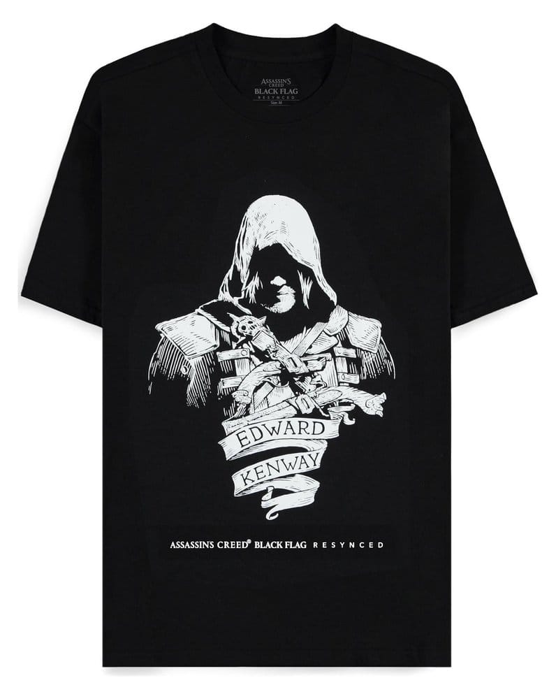 Assassin's Creed T-Shirt Black Flag Resynched Edward Kenway Größe XXL
