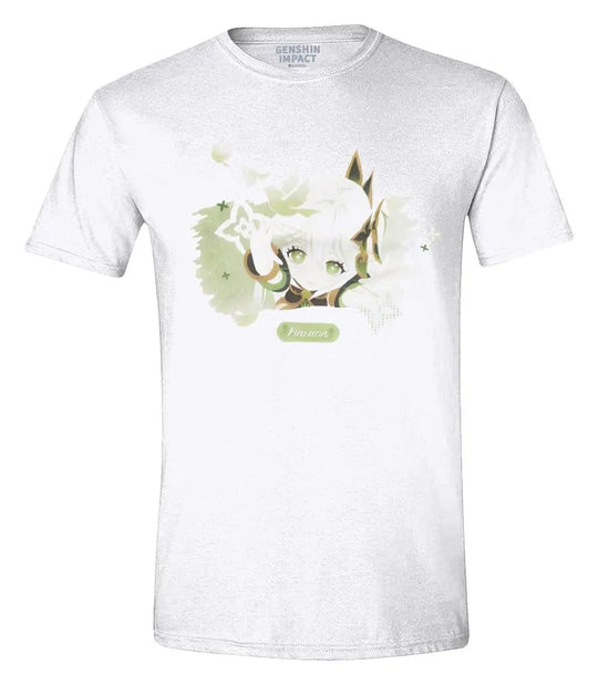 Genshin Impact T-Shirt Nahida White Größe M