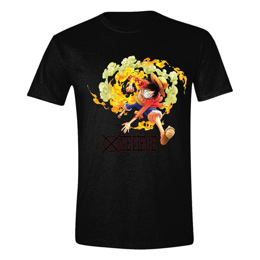 One Piece T-Shirt Luffy Attack Größe L