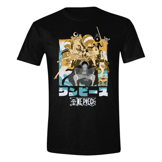 One Piece T-Shirt Characters Pose  Größe L
