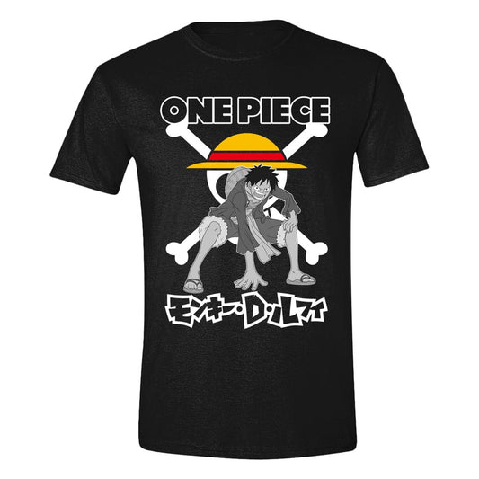 One Piece T-Shirt Luffy Skull   Größe L