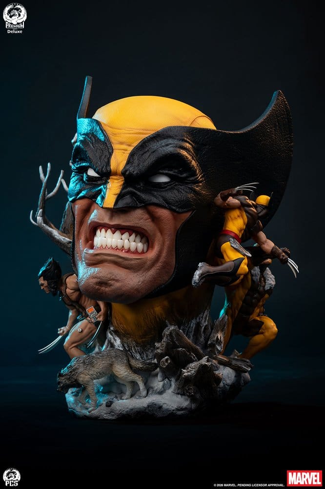 Marvel Fine Art Büste Wolverine Deluxe Edition 48 cm