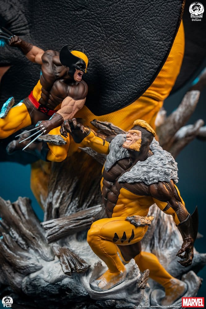 Marvel Fine Art Büste Wolverine Deluxe Edition 48 cm