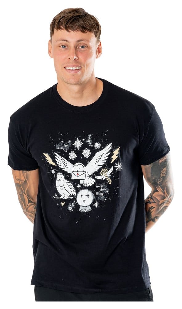 Harry Potter T-Shirt Hedwig Magical Xmas Größe L