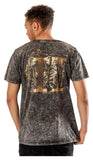 Harry Potter T-Shirt Hufflepuff Acid Wash Größe XL