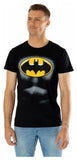 DC Comics T-Shirt Batman Logo Ripped Bevel Größe L