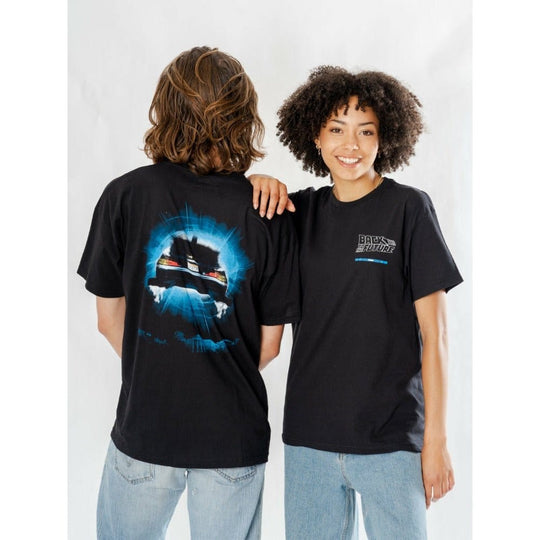 Zurück in die Zukunft T-Shirt Delorean Reverse Größe XXL