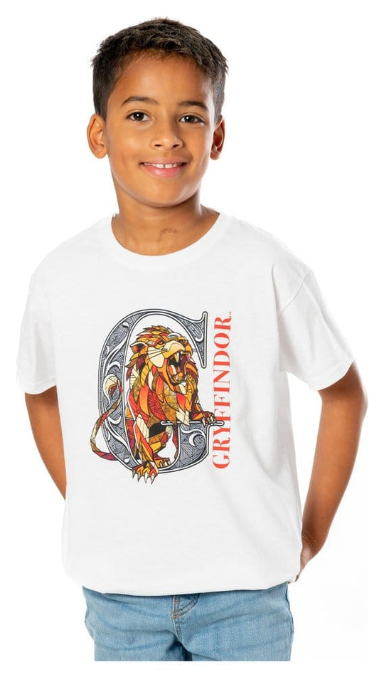 Harry Potter Kids T-Shirt Gryffindor Mosaic Größe 7-8