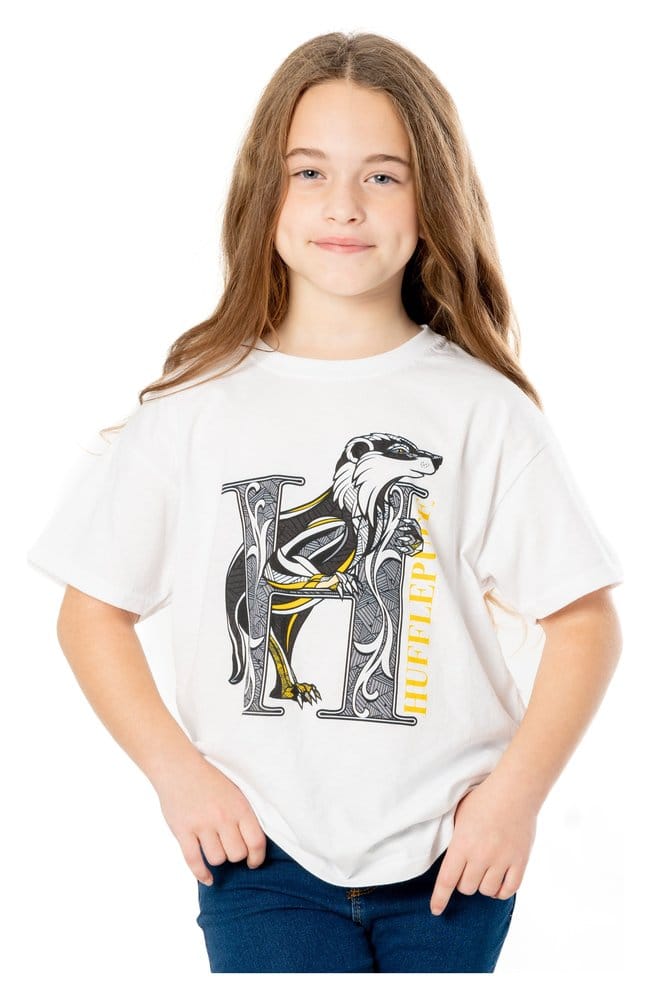 Harry Potter Kids T-Shirt Hufflepuff Mosaic Größe 7-8