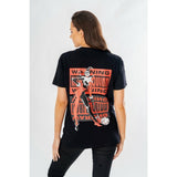 DC Comics T-Shirt Harley Quinn Front Back Warning Größe XL