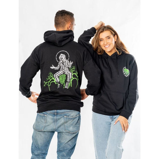 Beetlejuice Kapuzenpullover Front Back World Tour Größe L