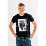 DC Comics T-Shirt The Joker Acid Wash Playing Card Größe XXL