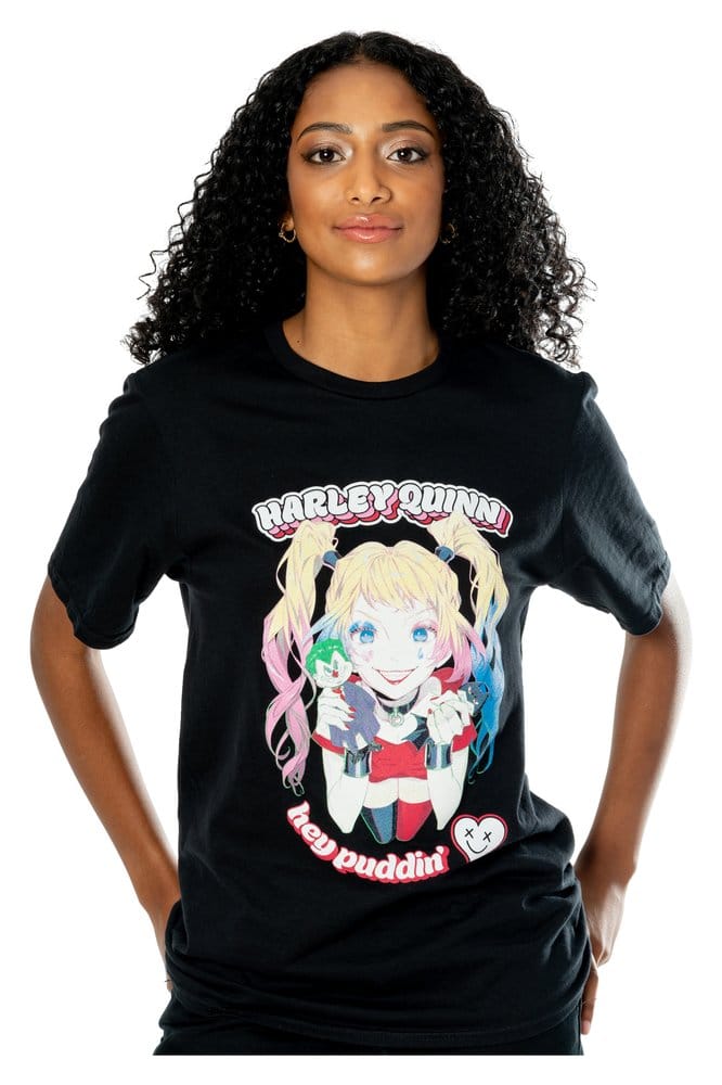 DC T-Shirt Harley Quinn Anime Puddin' Größe L