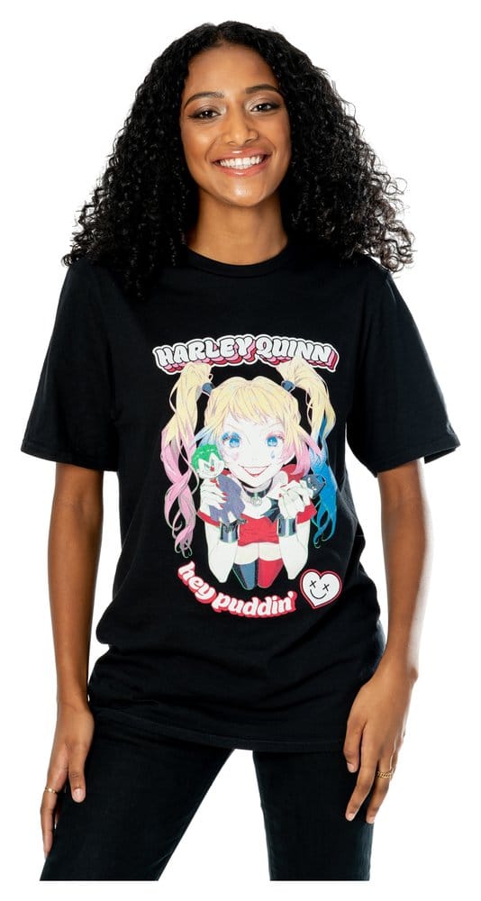 DC T-Shirt Harley Quinn Anime Puddin' Größe M