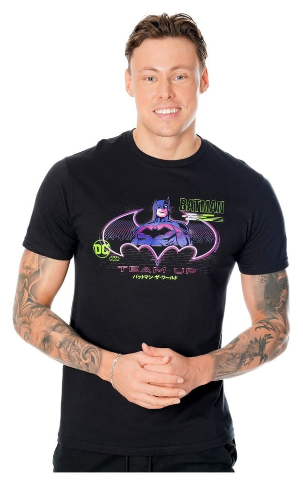 Batman T-Shirt Anime Matrix Grid Größe XXL