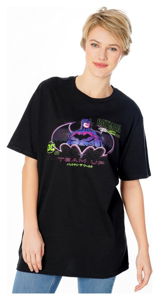 Batman T-Shirt Anime Matrix Grid Größe XXL