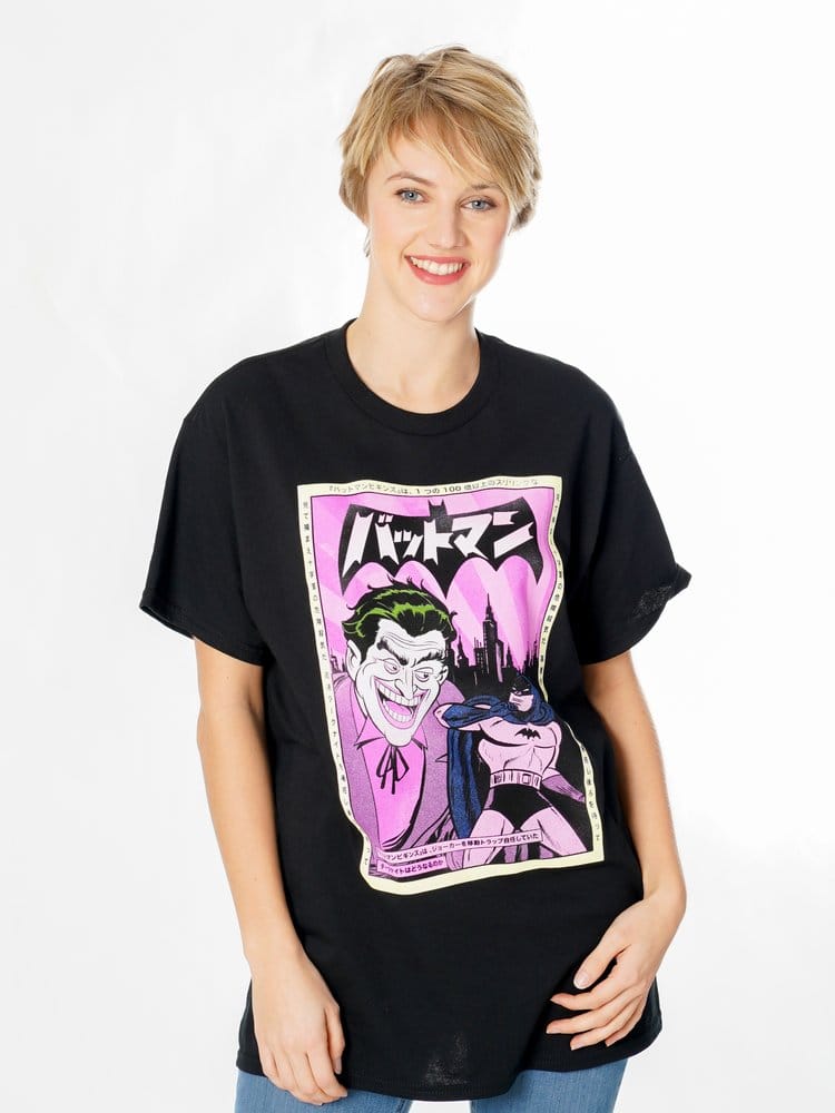 Batman T-Shirt Joker Anime Poster Größe M