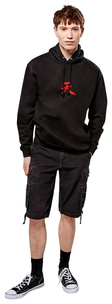 Street Fighter Kapuzenpullover Akuma Reverse Größe XL