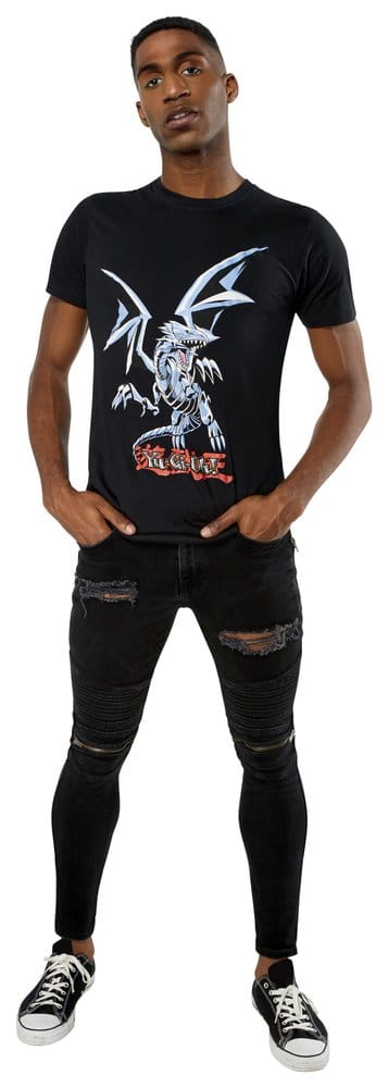 Yu-Gi-Oh! T-Shirt Blue Eyes White Dragon Größe M