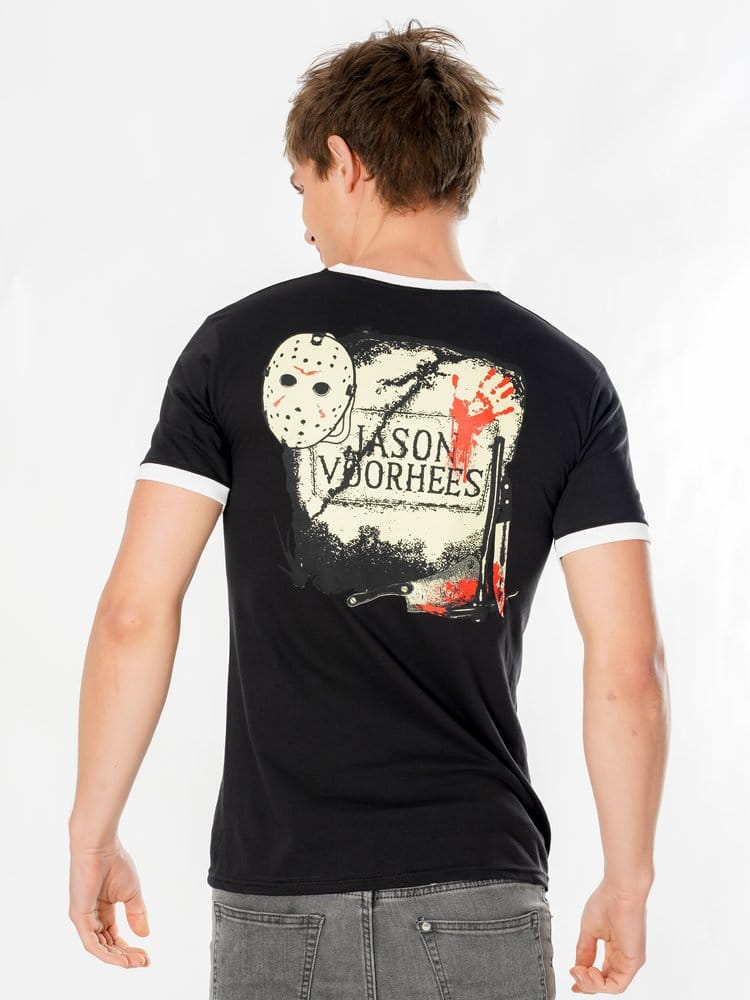 Freitag der 13. T-Shirt Life Ring Mask Reverse Größe M