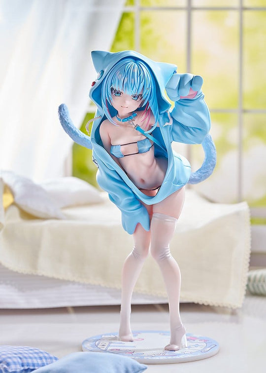 Virtual illustrator Kanzarin PVC Figur 1/6 kanzarin-chan: Cat-Eared Hoodie Ver. 26 cm