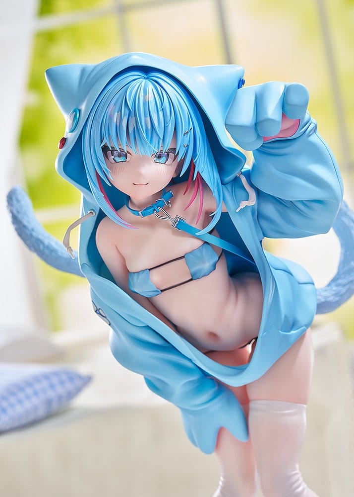 Virtual illustrator Kanzarin PVC Figur 1/6 kanzarin-chan: Cat-Eared Hoodie Ver. 26 cm