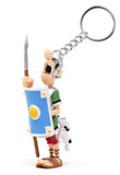 Asterix Schlüsselanhänger Römer von Idefix gebissen
