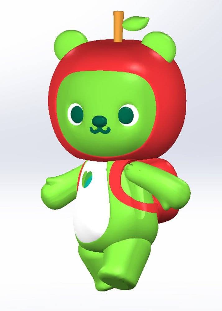 Original Character Plastic Model Kit Arukuma 10 cm