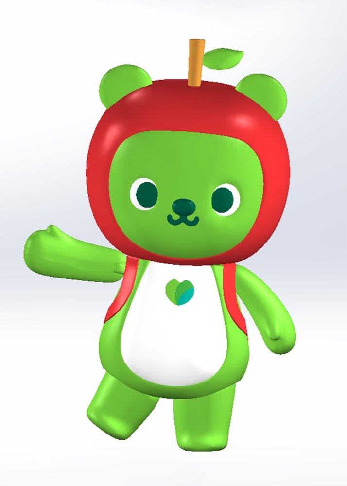 Original Character Plastic Model Kit Arukuma 10 cm