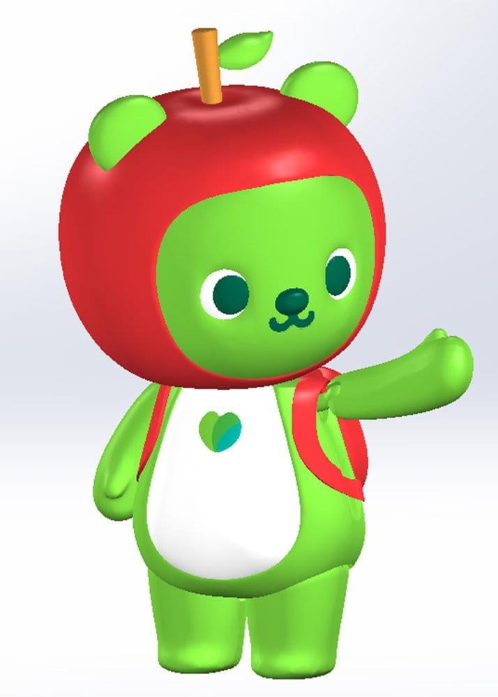 Original Character Plastic Model Kit Arukuma 10 cm