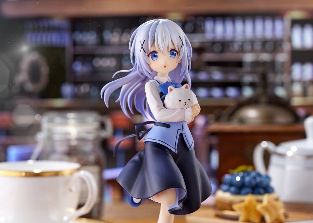 Is the Order a Rabbit?? PVC Figur 1/7 Chino (Cafe Style) 21 cm