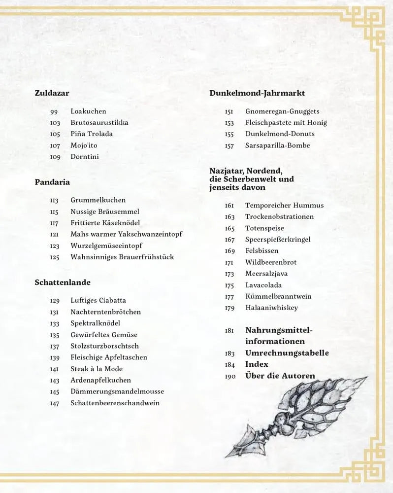 World of Warcraft: Neue Genüsse aus Azeroth - Das offizielle Kochbuch *Deutsche Version*