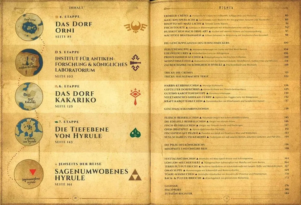 The Legend of Zelda: Die legendäre Küche - Magische Rezepte aus der Videospiel-Saga *Deutsche Version*