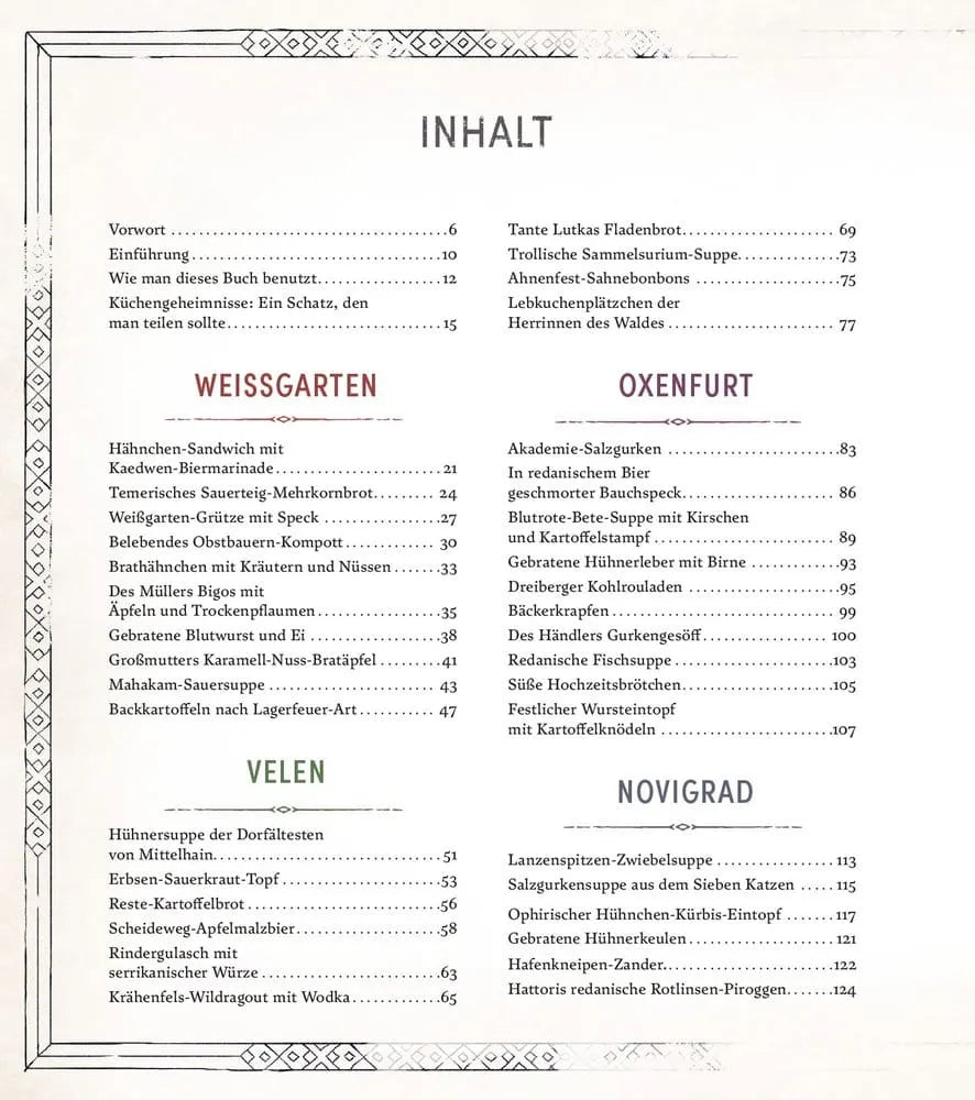 The Witcher: Das offizielle Kochbuch - Rezepte, Legenden und kulinarische Geschichten *Deutsche Version*