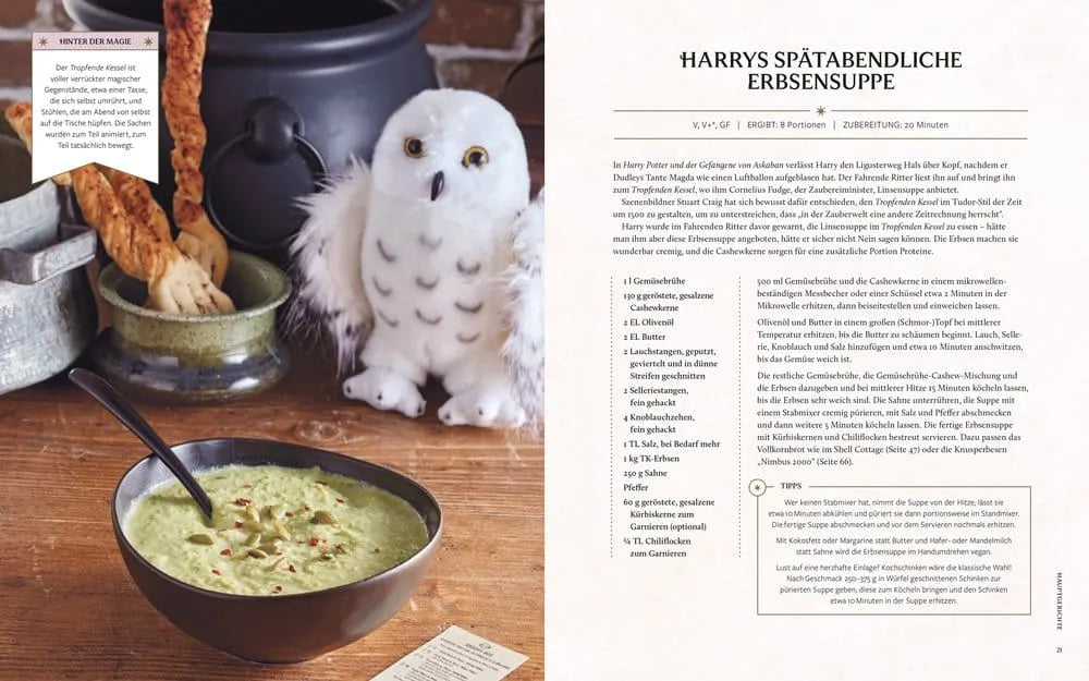 Harry Potter: Das offizielle Kochbuch der Zauberwelt: Magische Gerichte von Hogwarts *Deutsche Version*