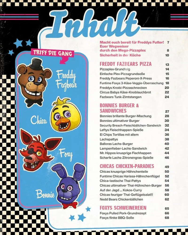 Five Nights at Freddy's: Das offizielle Kochbuch - Über 40 spannende Rezepte! *Deutsche Version*