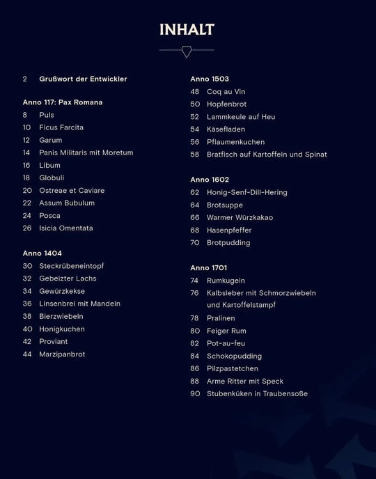 Anno: Das offizielle Kochbuch *Deutsche Version*