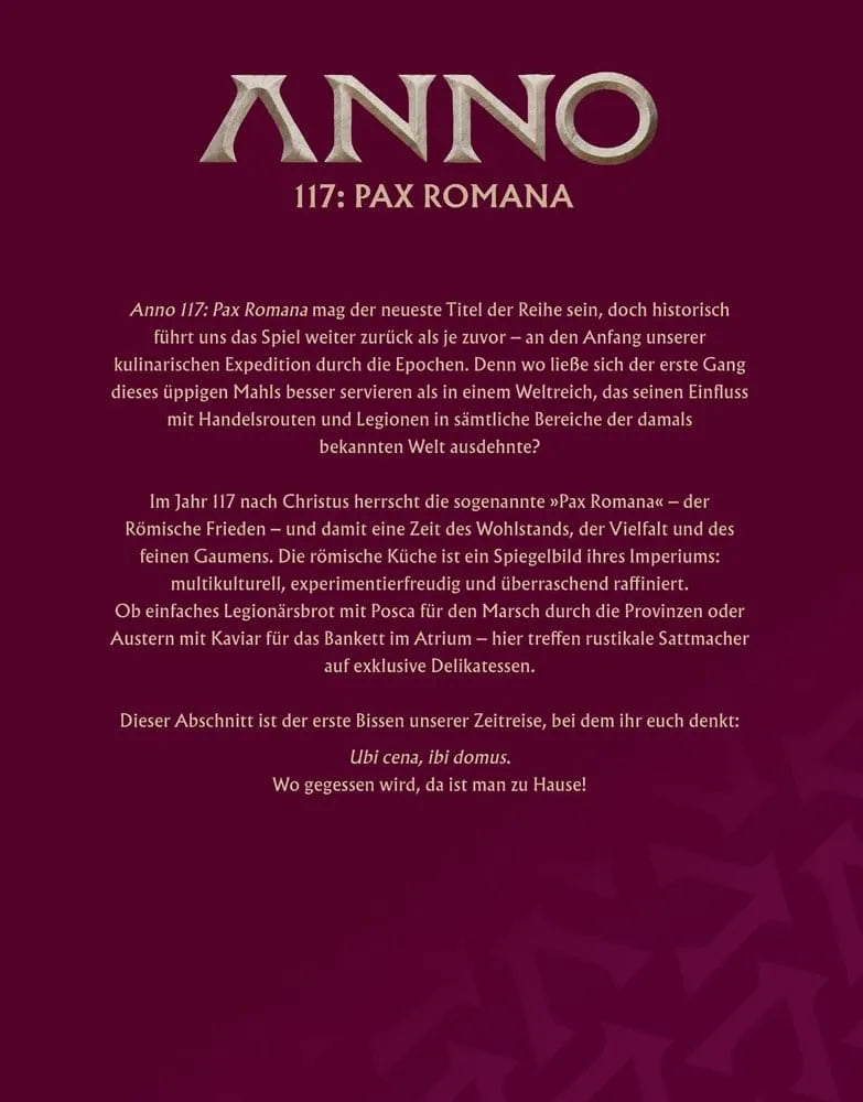 Anno: Das offizielle Kochbuch *Deutsche Version*