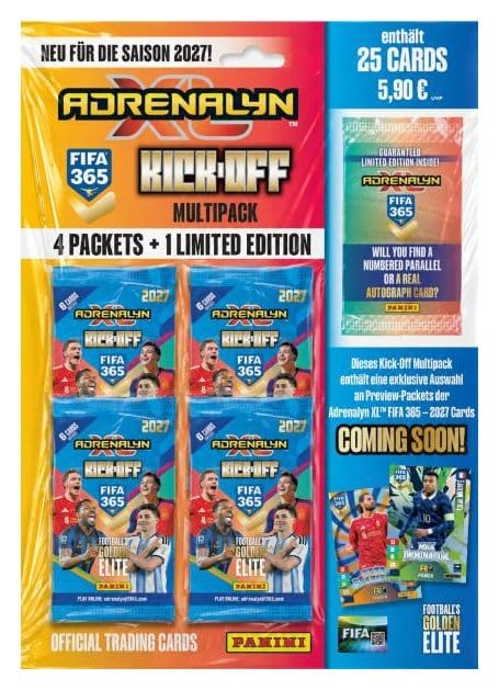 FIFA 365 Adrenalyn XL 2027 Trading Cards Kick-Off Multipack *Deutsche Version*