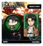 Attack on Titan Anstecker 2er-Pack Levi