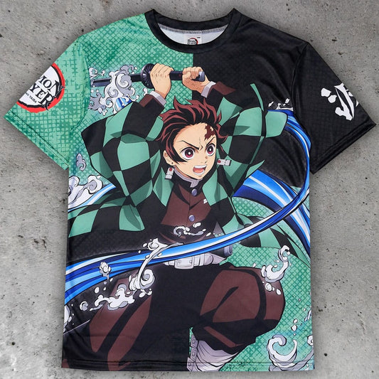 Demon Slayer: Kimetsu no Yaiba T-Shirt Tanjiro Kamado   Größe M
