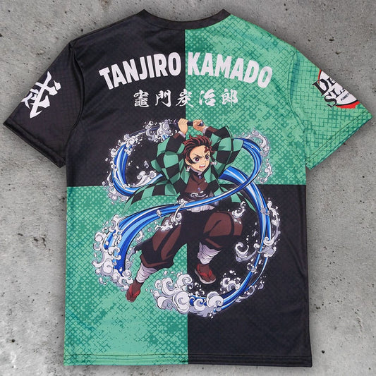 Demon Slayer: Kimetsu no Yaiba T-Shirt Tanjiro Kamado   Größe S