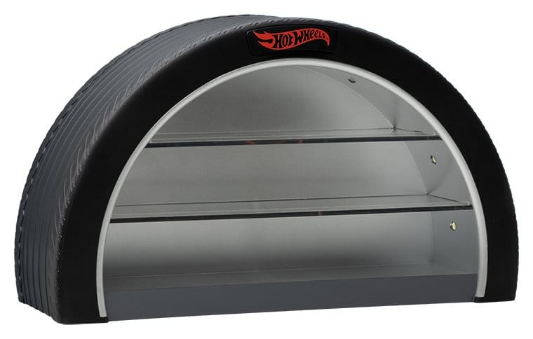 Hot Wheels Reifen-Vitrine mit Beleuchtung