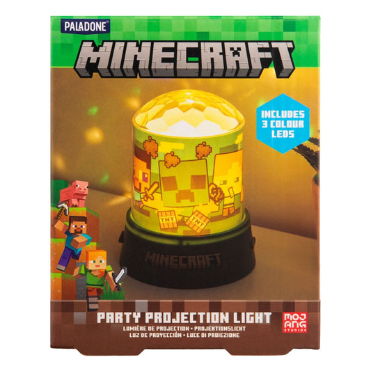 Minecraft Party Projektionsleuchte 13 cm
